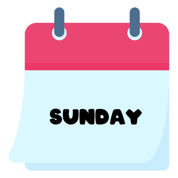 Sunday – Chủ nhật